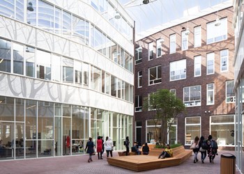 Atrium ID College Leiden Photo By Mecanoo