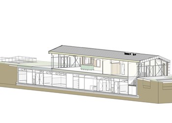 Revit 3D Visualisatie Doorsnede 1
